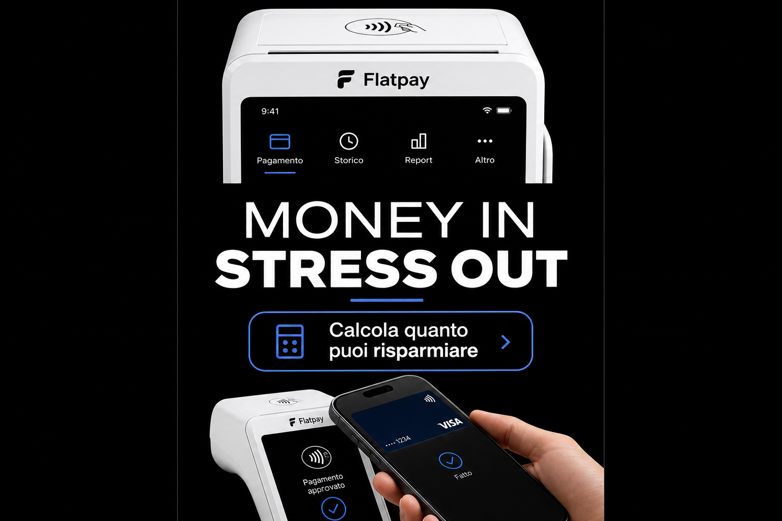 Flatpay POS: pagamenti con carta e contactless